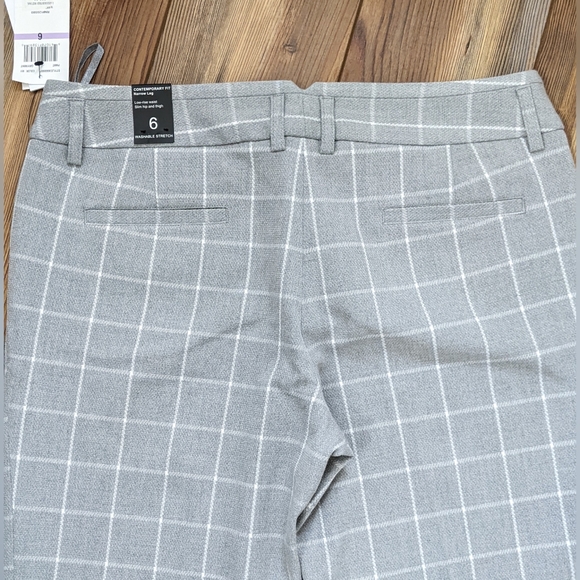 NWT Amanda & Chelsea plaid trousers. Sz. 6 - Picture 9 of 10